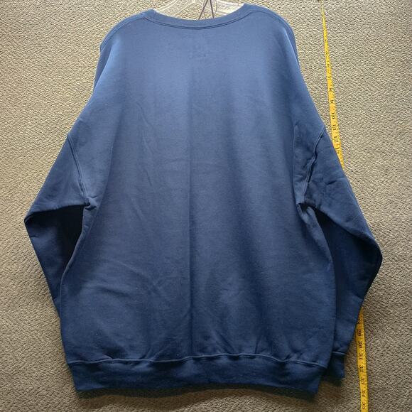 Fruit of the Loom Men’s 3XL Crewneck Fleece Sweatshirt Navy NWT - Picture 6 of 6